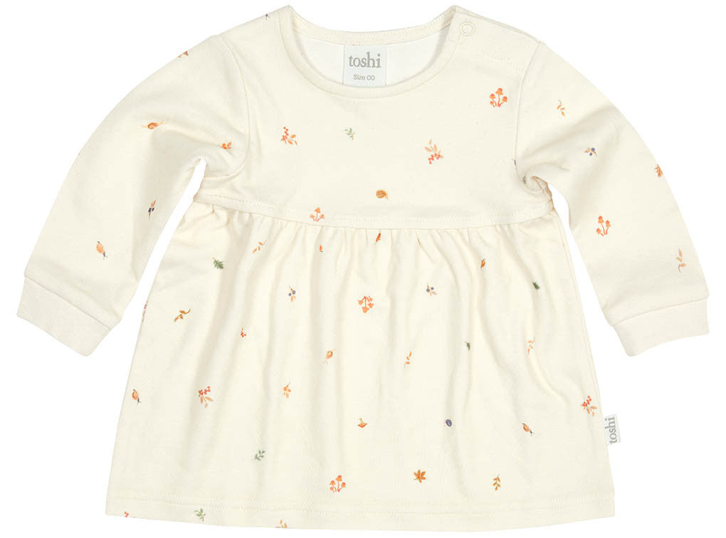Toshi Knit Dress Classic Long Sleeve Oak Feather [sz:0]