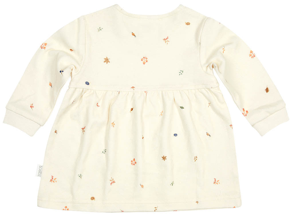 Toshi Knit Dress Classic Long Sleeve Oak Feather [sz:0]