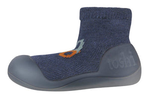 Toshi Organic Hybrid Walking Socks Jacquard Earthmover [sz:3]