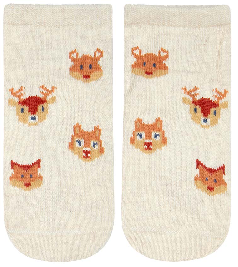 Toshi Organic Socks Ankle Jacquard Enchanted Forest [sz:0-6m]