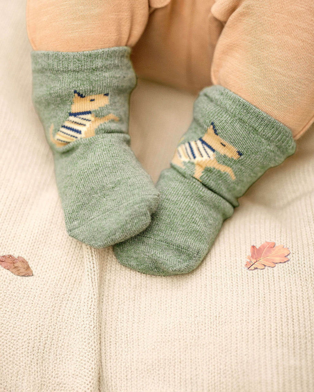 Toshi Organic Socks Ankle Jacquard Lapdog [sz:0-6m]