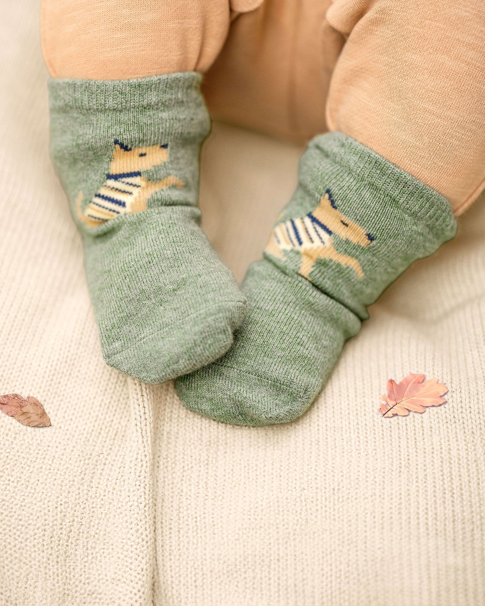 Toshi Organic Socks Ankle Jacquard Lapdog [sz:0-6m]