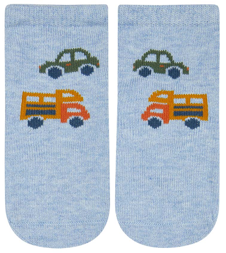 Toshi Organic Socks Ankle Jacquard Road Trip [sz:0-6m]