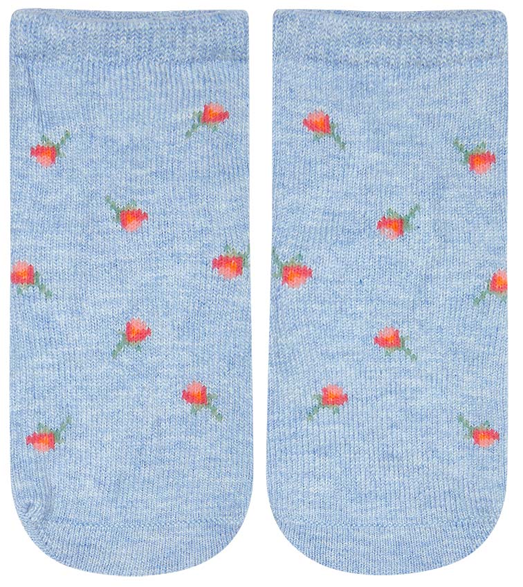 Toshi Organic Socks Ankle Jacquard Skyla [sz:0-6m]