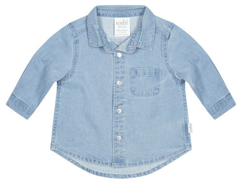 Toshi Shirt Denim Long Sleeve Brumby [sz:00]