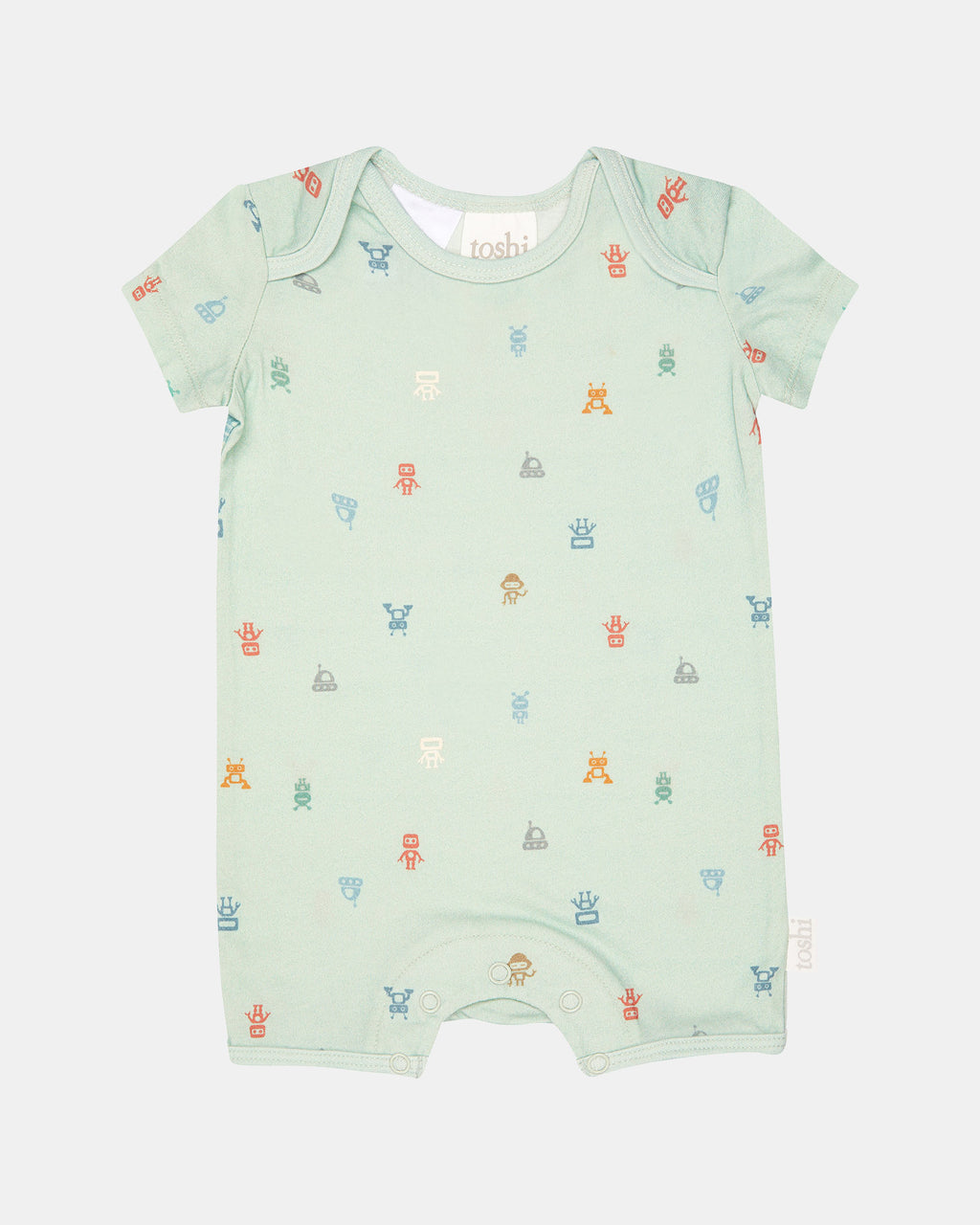 Toshi Onesie Short Sleeve Classic Cyborg Thyme [sz:0000]