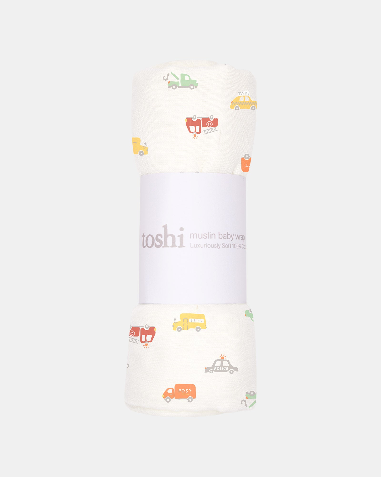 Toshi Wrap Muslin Classic Working Wheels