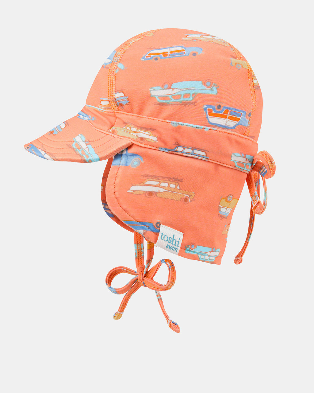 Toshi Swim Baby Flap Cap Classic Surfs Up [sz:xxs]