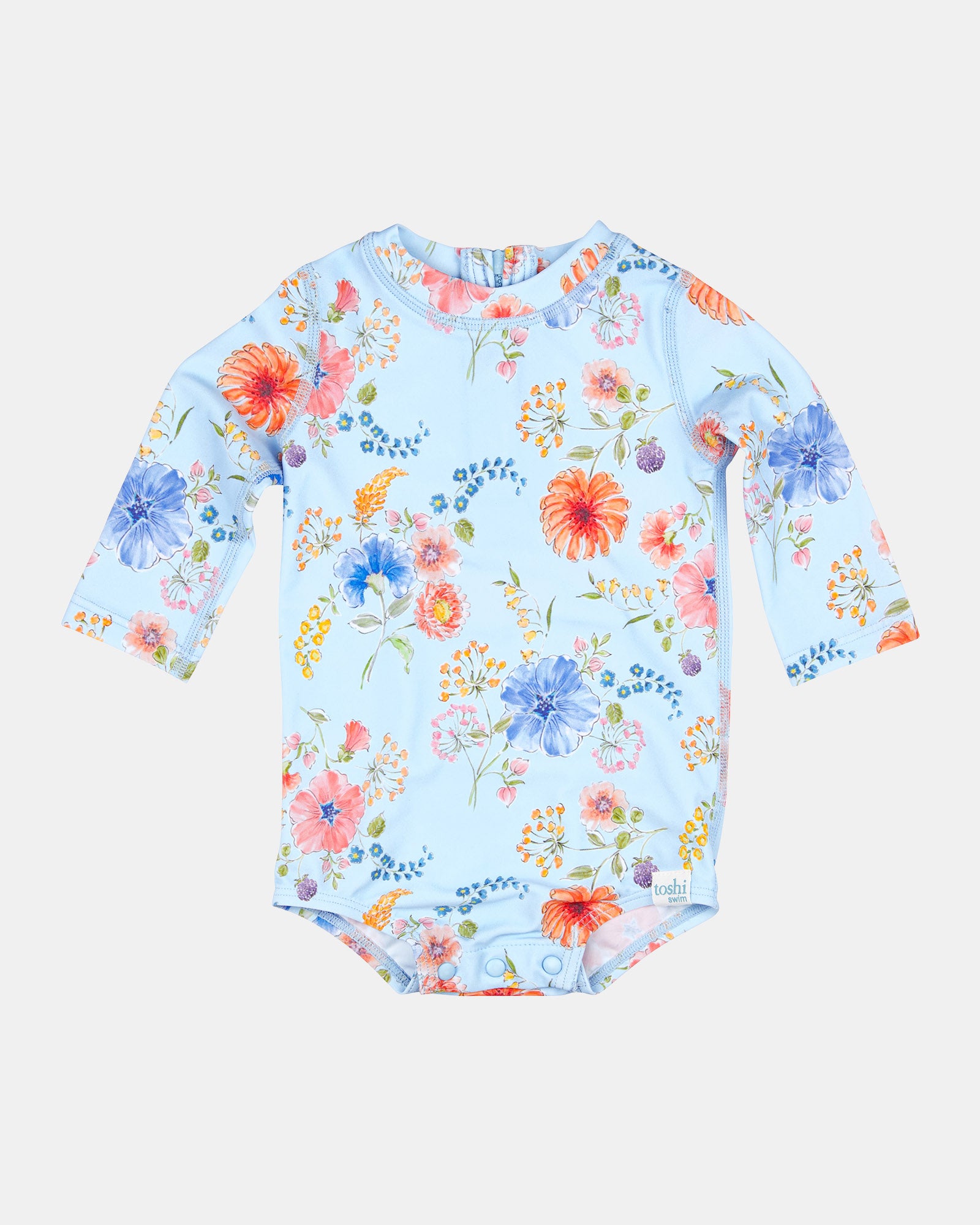 Toshi Swim Baby Onesie L/s Classic Atlantis [sz:000]