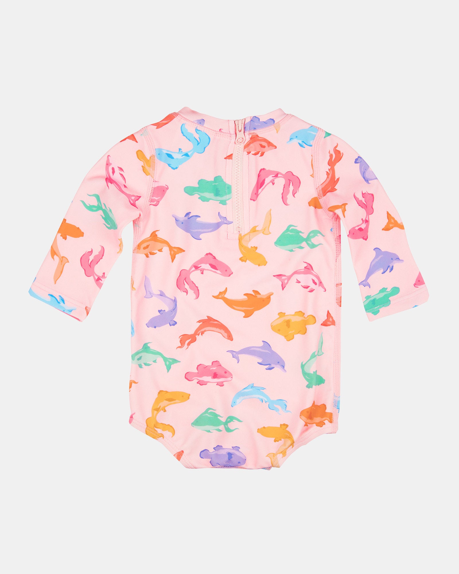 Toshi Swim Baby Onesie L/s Classic Dishy Fishy [sz:000]