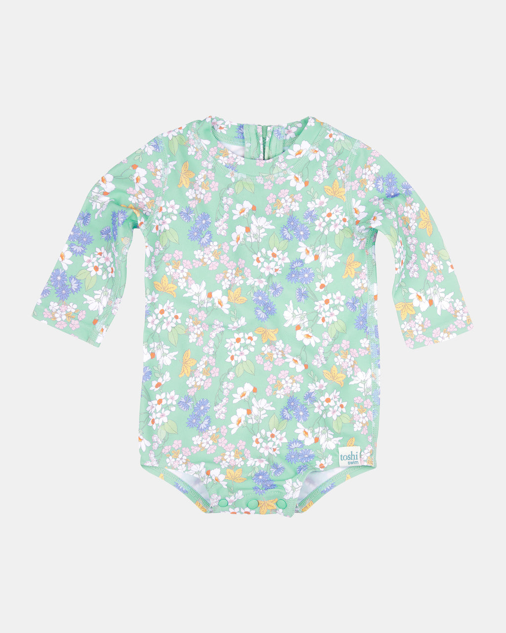 Toshi Swim Baby Onesie L/s Classic Sea Blossom [sz:000]