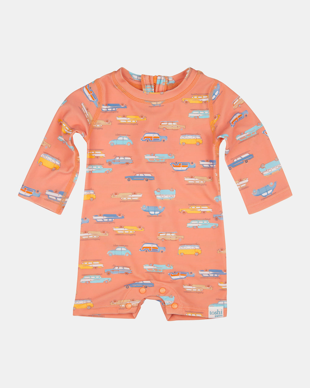 Toshi Swim Baby Onesie L/s Classic Surfs Up [sz:000]