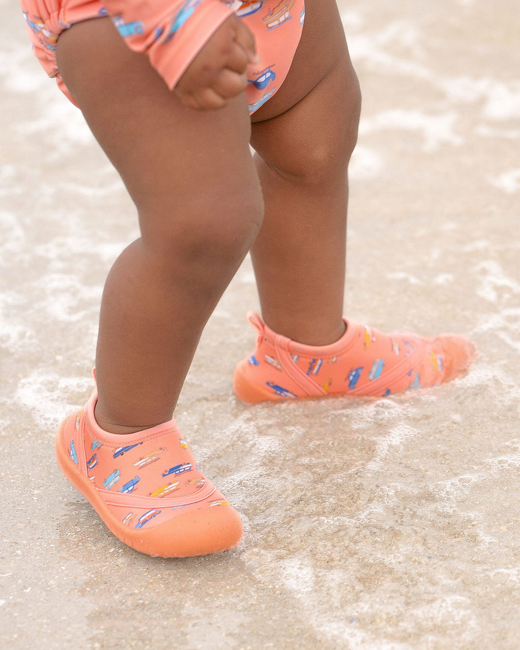 Toshi Swim Baby Reef Booties Classic Surfs Up [sz:4]