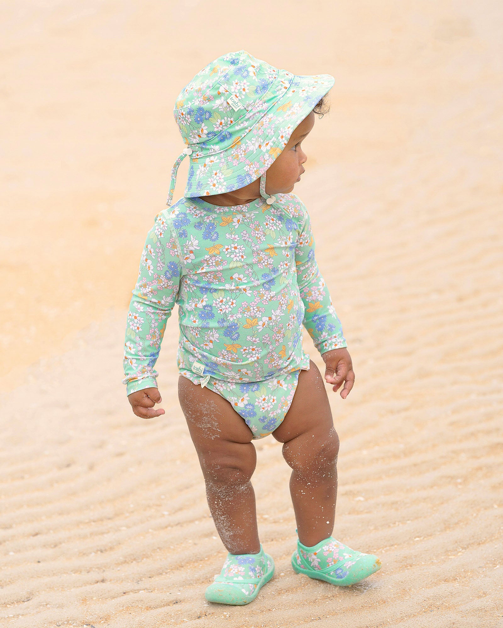 Toshi Swim Baby Sunhat Classic Sea Blossom [sz:xs]