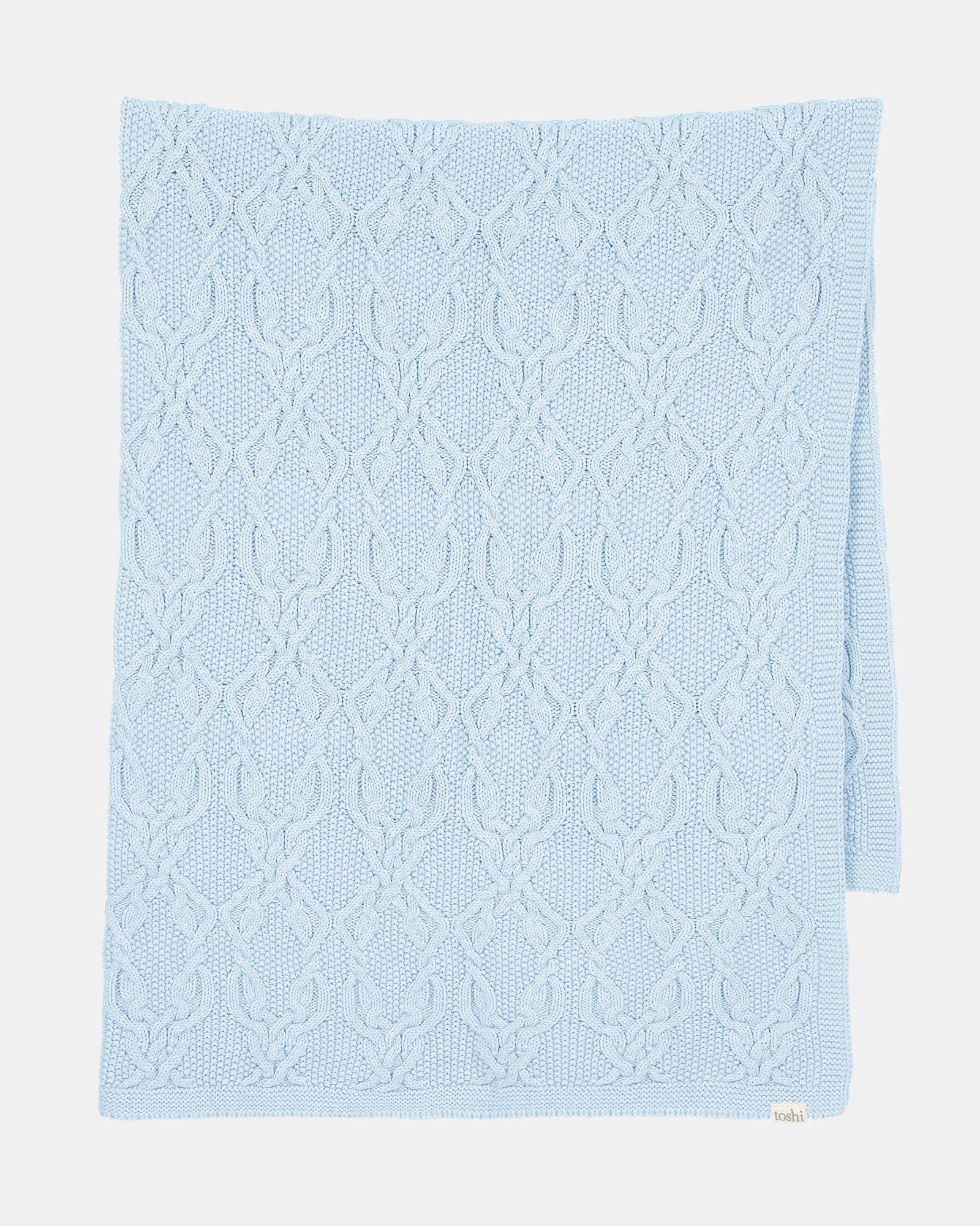 Toshi Organic Blanket Bowie /bluebird
