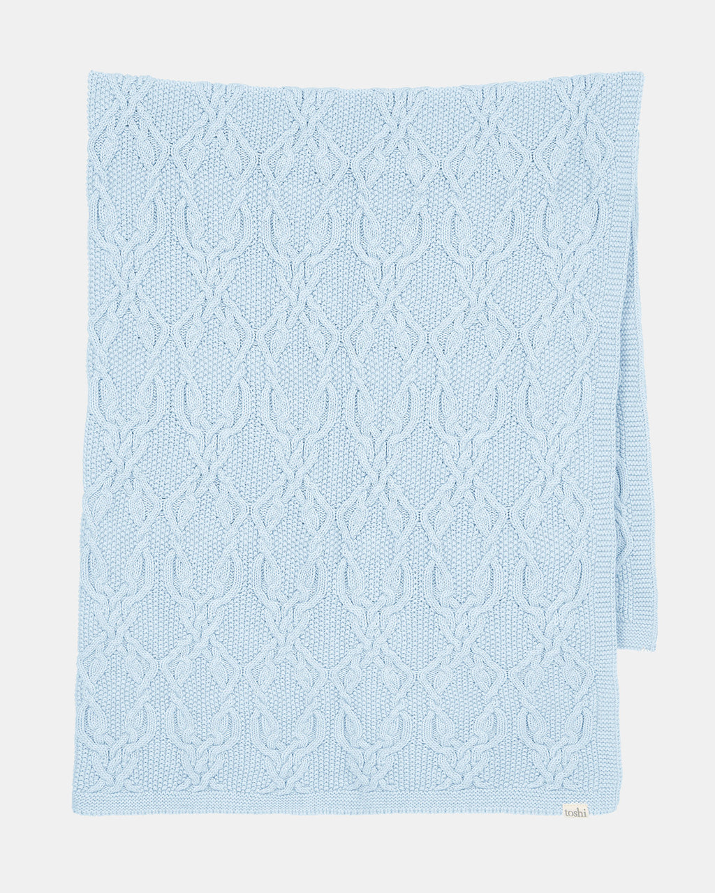 Toshi Organic Blanket Bowie /bluebird