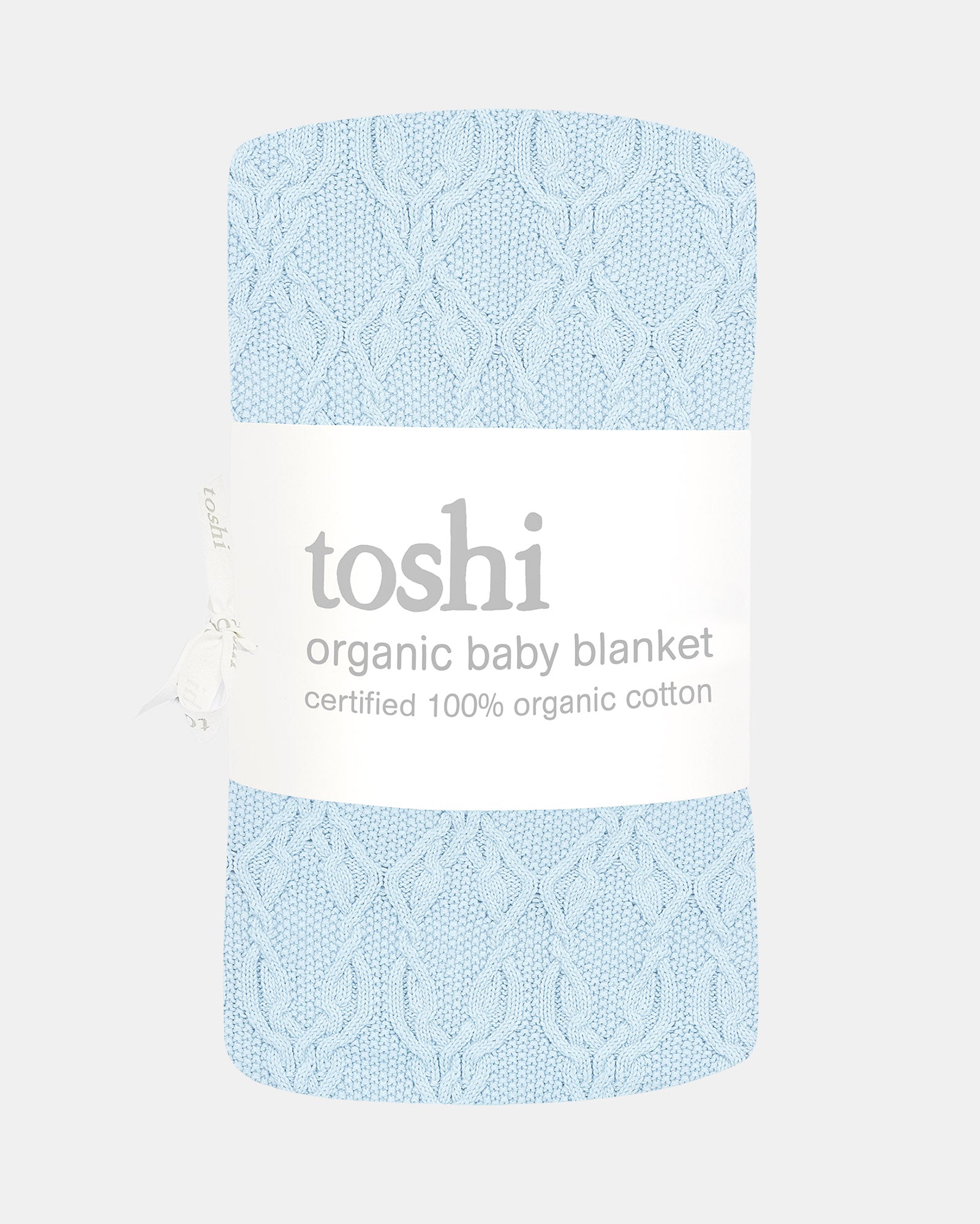 Toshi Organic Blanket Bowie /bluebird