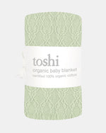 Load image into Gallery viewer, Toshi Organic Blanket Bowie /matcha
