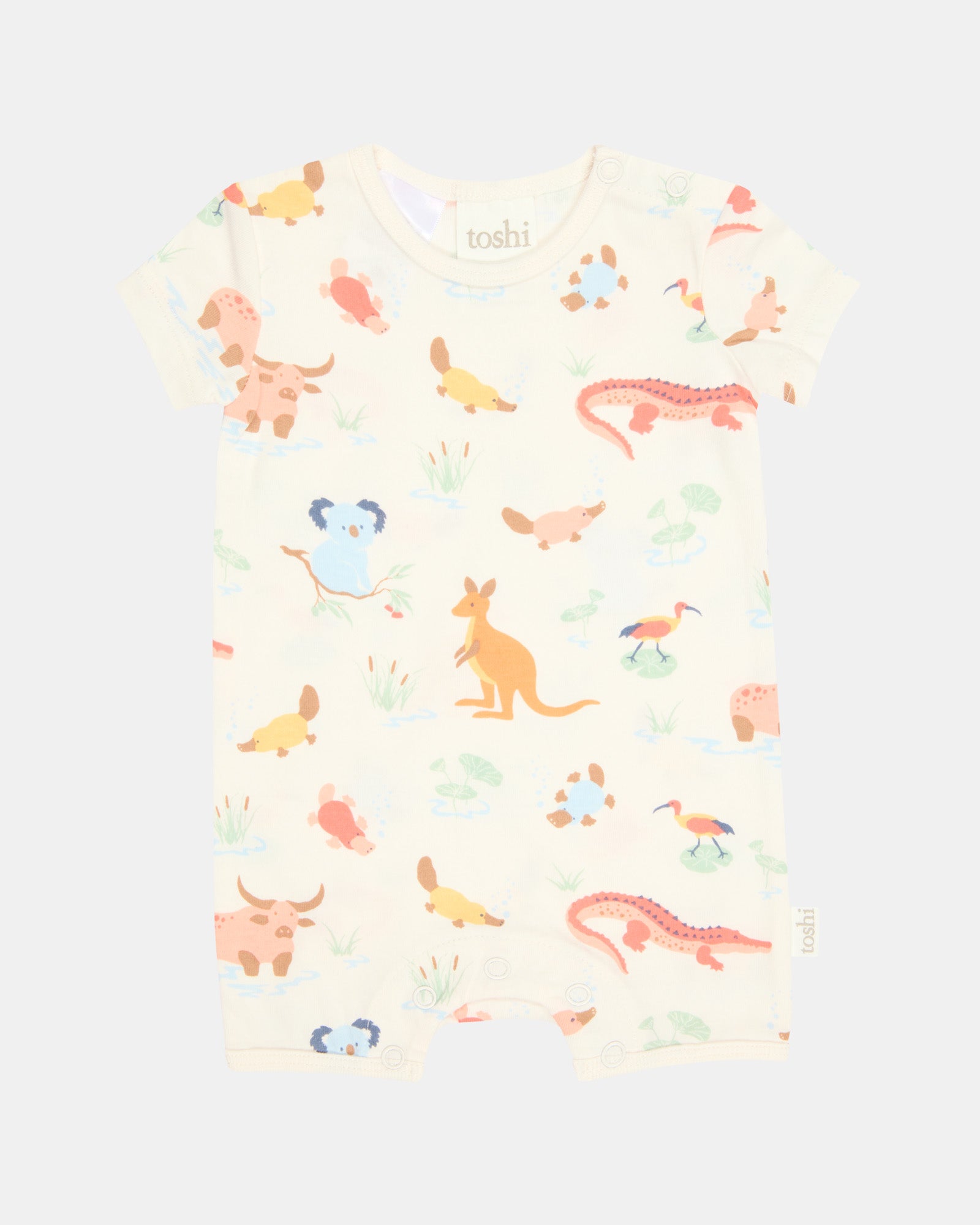 Toshi Onesie Short Sleeve Banjo /kakadu Dawn [sz:0000]