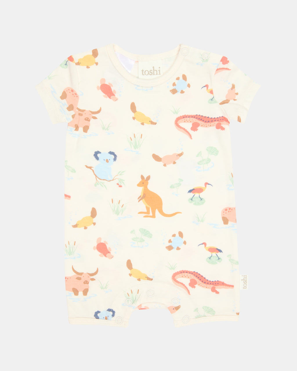Toshi Onesie Short Sleeve Banjo /kakadu Dawn [sz:0000]