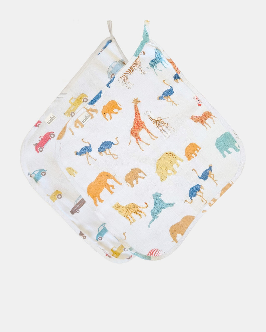 Toshi Baby Washcloth Muslin-2pcs /congo Dawn