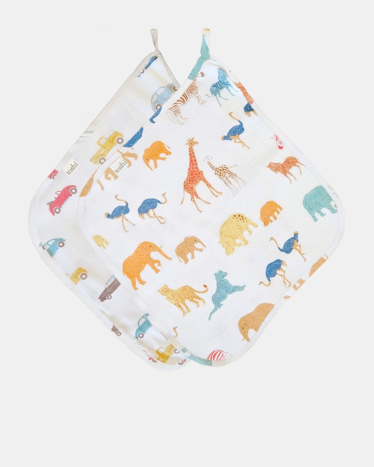 Toshi Baby Washcloth Muslin-2pcs /congo Dawn