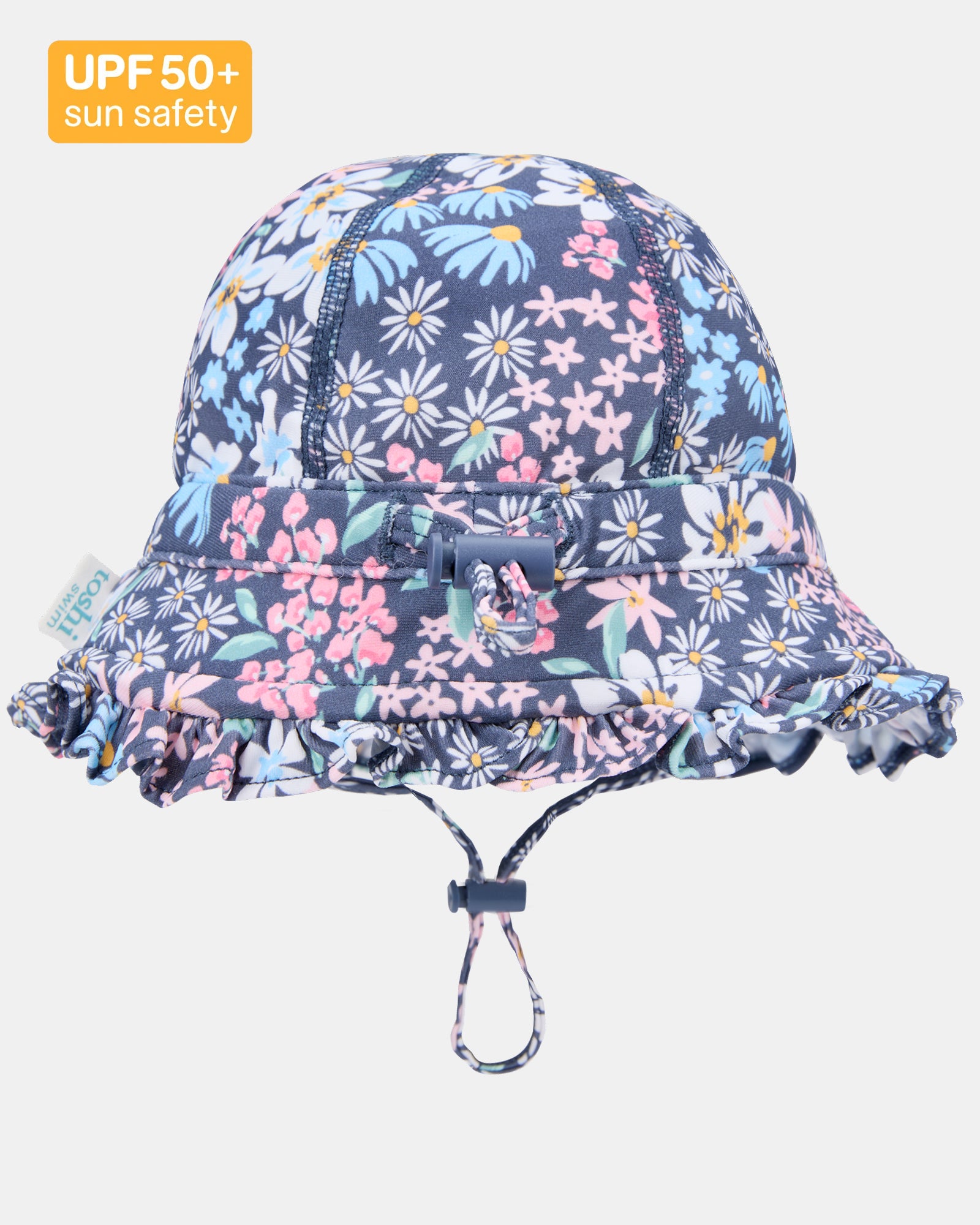 Toshi Swim Bell Hat Ripple /wattle Dusk [sz:xs]