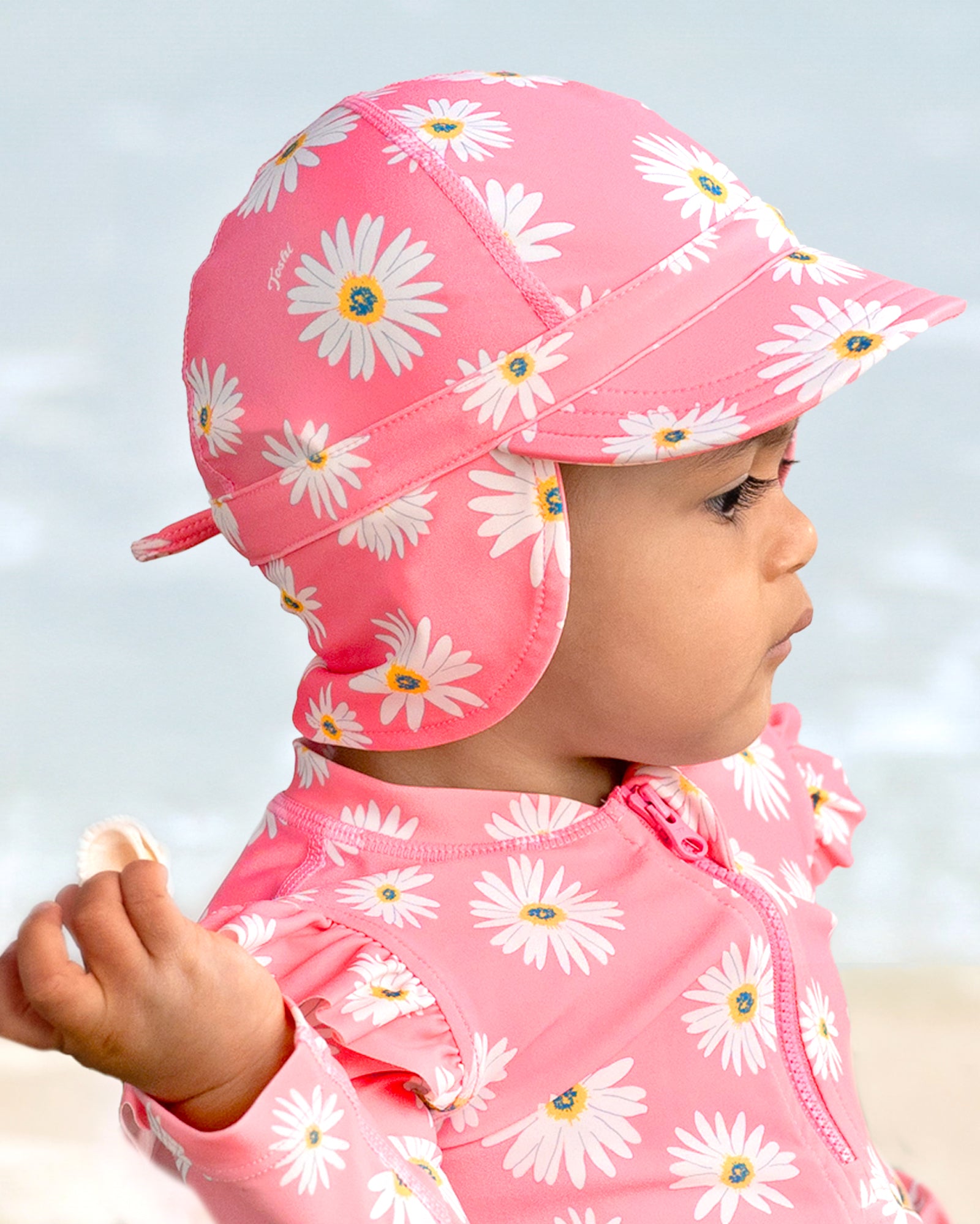 Toshi Swim Flap Cap Paradise /daisy Watermelon [sz:xxs]