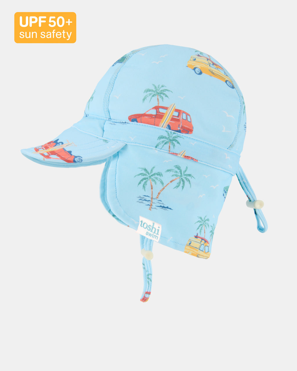 Toshi Swim Flap Cap Paradise /swell Seekers Sky [sz:xxs]