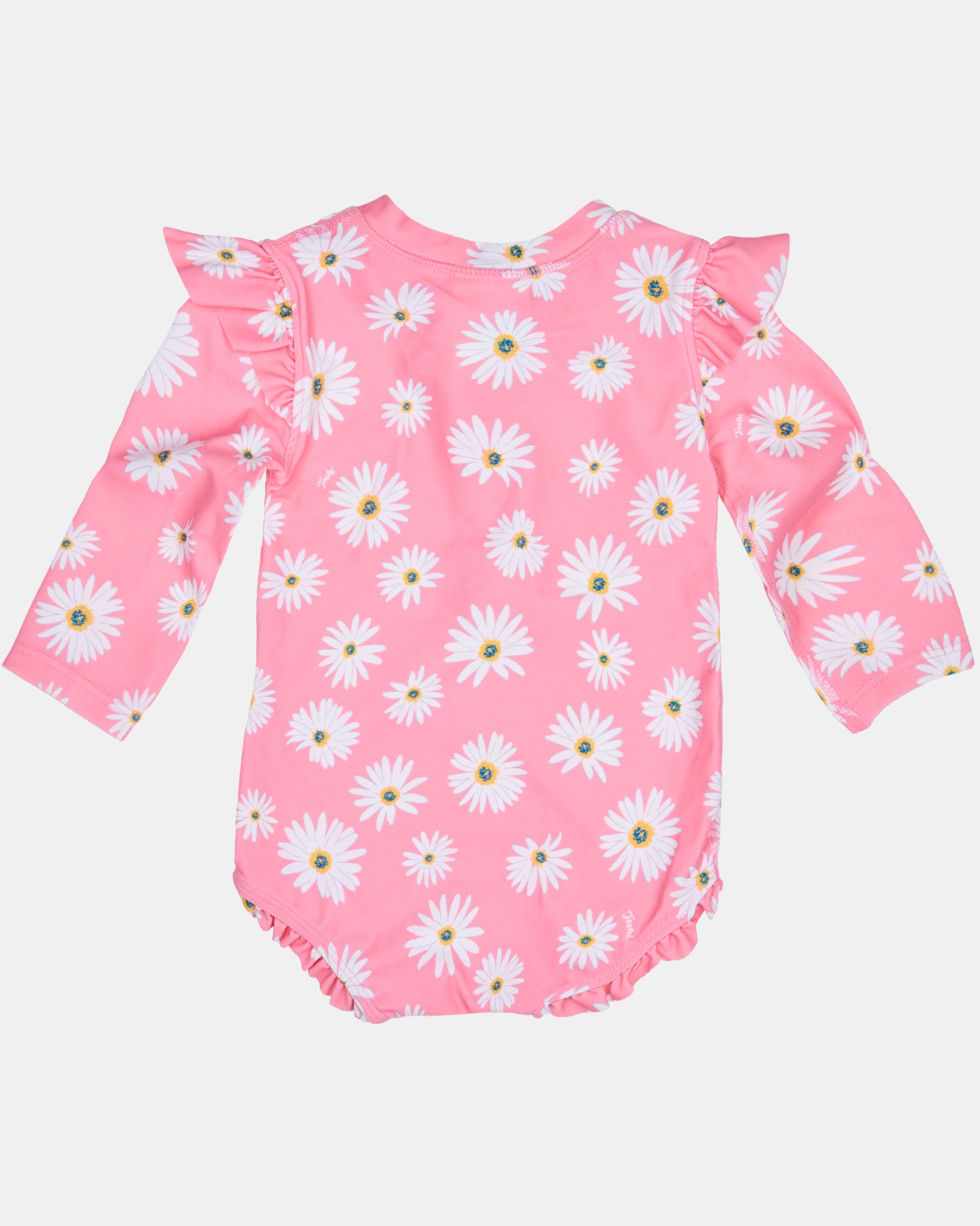 Toshi Swim Onesie Long Sleeve Ripple /daisy Watermelon [sz:000]