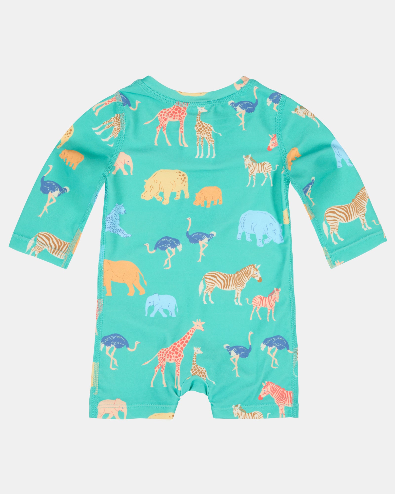 Toshi Swim Onesie Long Sleeve Splash /congo Seagrass [sz:000]