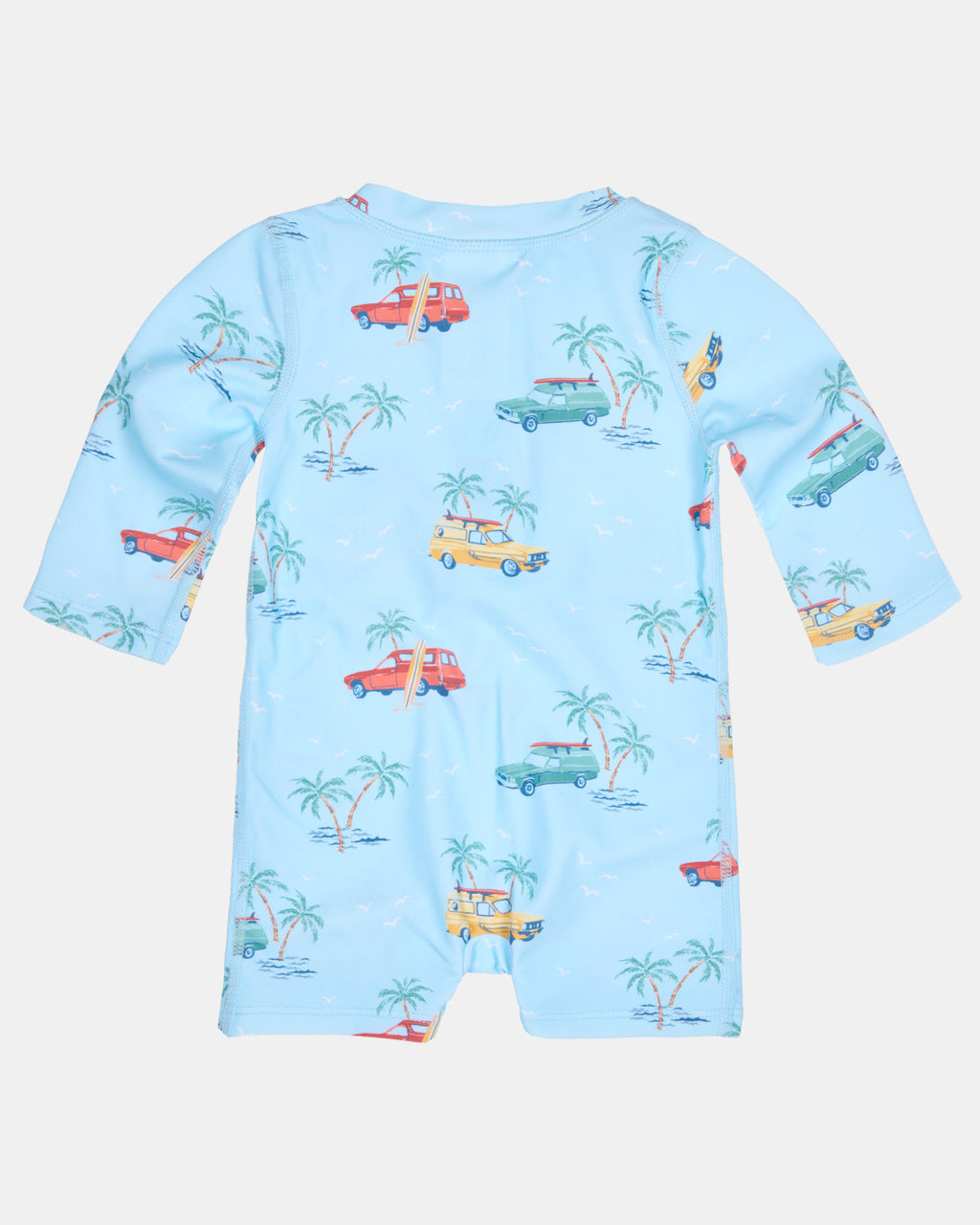 Toshi Swim Onesie Long Sleeve Splash /swell Seekers Sky [sz:000]