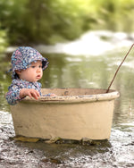 Load image into Gallery viewer, Toshi Swim Rashie Long Sleeve Ripple /wattle Dusk [sz:0]
