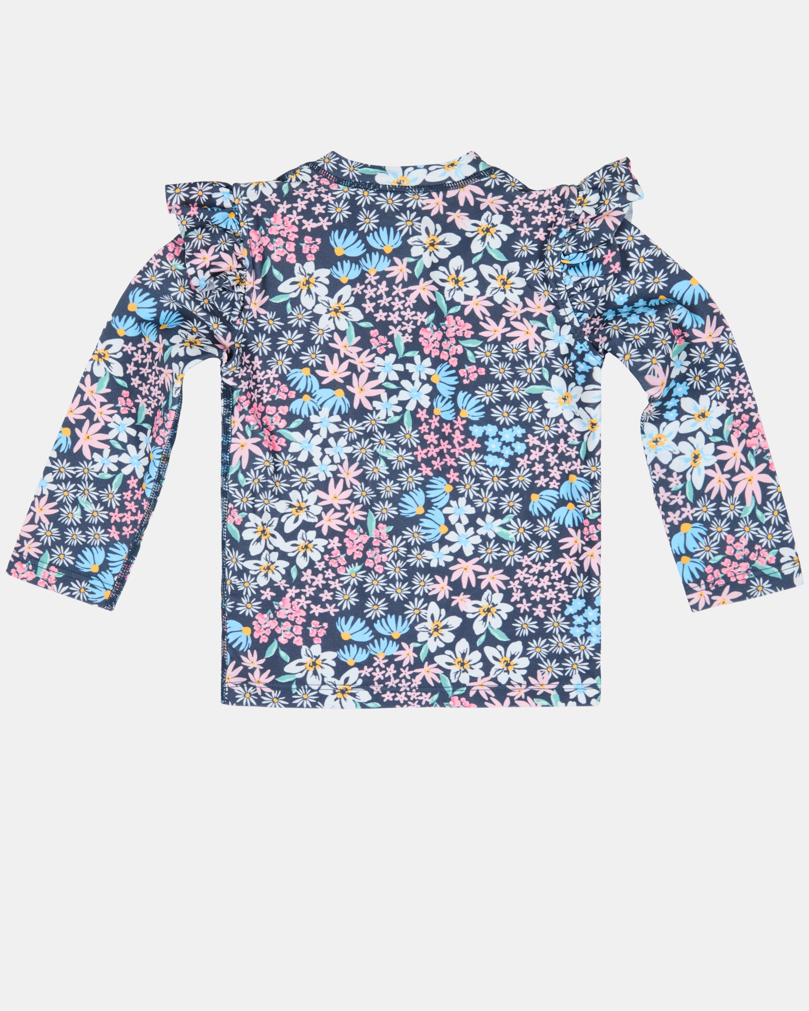 Toshi Swim Rashie Long Sleeve Ripple /wattle Dusk [sz:0]