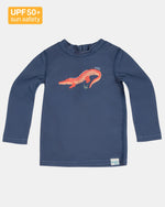 Load image into Gallery viewer, Toshi Swim Rashie Long Sleeve Splash /kakadu Moonlight [sz:0]
