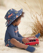 Load image into Gallery viewer, Toshi Swim Rashie Long Sleeve Splash /kakadu Moonlight [sz:0]
