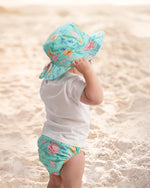 Load image into Gallery viewer, Toshi Swim Sunhat Paradise /waratah Mint [sz:xs]
