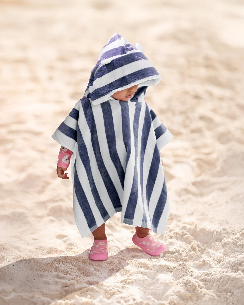 Toshi Hooded Towel Beachcomber /moonlight [sz:00-2]