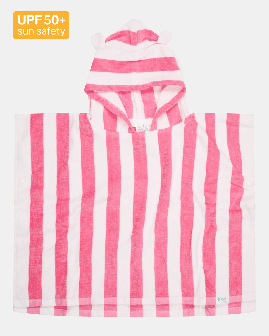 Toshi Hooded Towel Beachcomber /watermelon [sz:00-2]