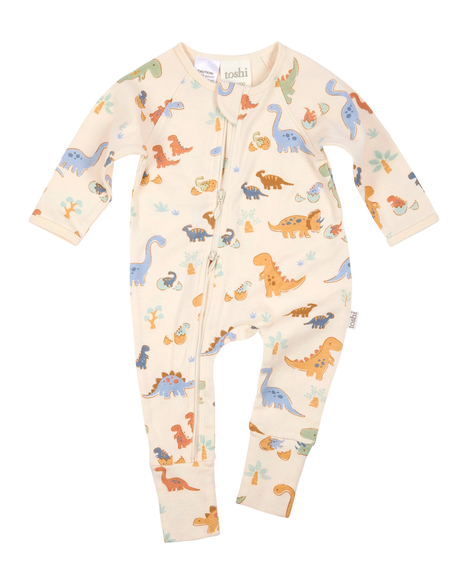 Toshi Onesie L/s Harvest/ Dino Bubs [sz:0000]