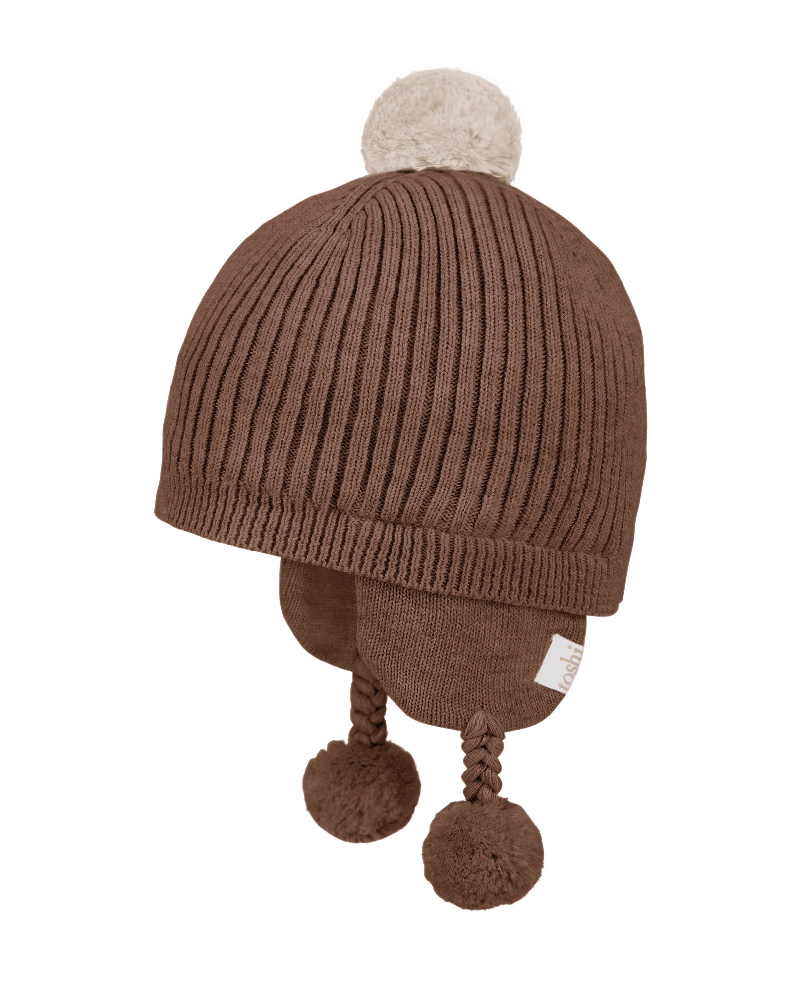 Toshi Organic Earmuff Bobby/ Peppercorn [sz:xs]