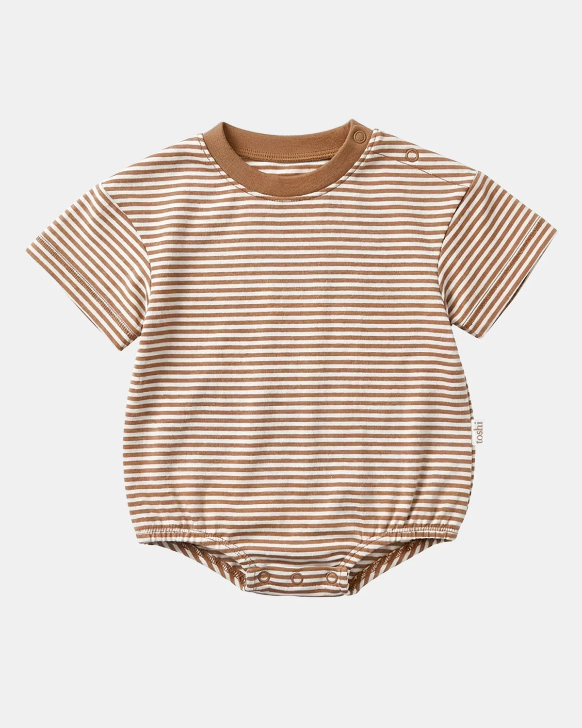 Toshi Onesie S/s Bubble Mini Mocha [sz:0000]