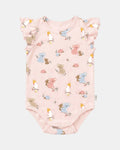 Toshi Onesie S/s Frill Arcadia Gumnut Babies Blossom [sz:000]