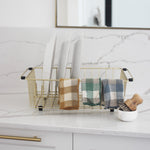 Load image into Gallery viewer, Raine &amp; Humble Double Check Waffle Dish Cloths Set Of 3
