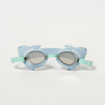 Load image into Gallery viewer, Sunnylife Salty The Shark Mini Swim Goggles Aqua

