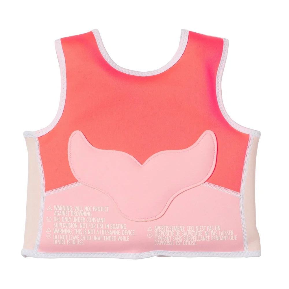 Sunnylife Kids Swim Vest 1-2 Melody The Mermaid Pink