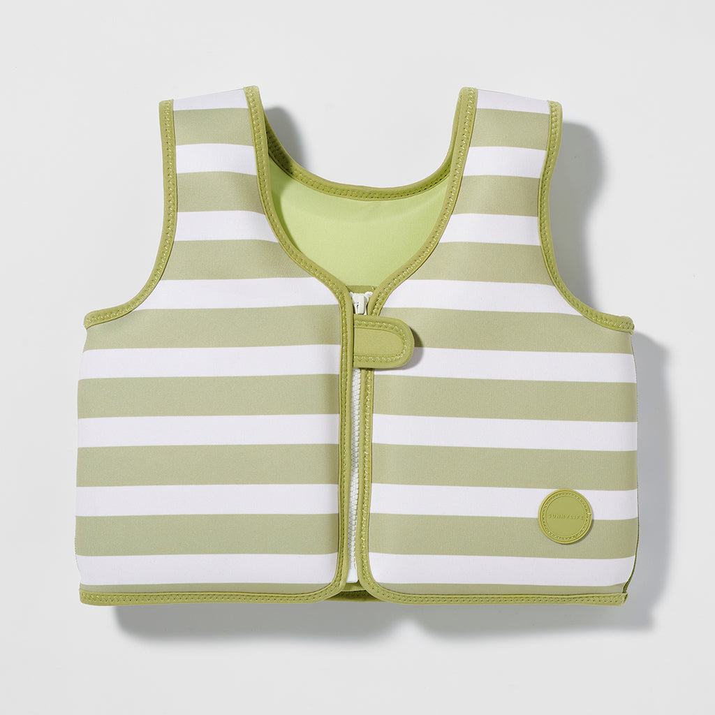 Sunnylife Kids Swim Vest 3-6 Into The Wild Khaki