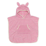 Load image into Gallery viewer, Sunnylife Kids Hooded Towel Cotton Candy Pink Stripe
