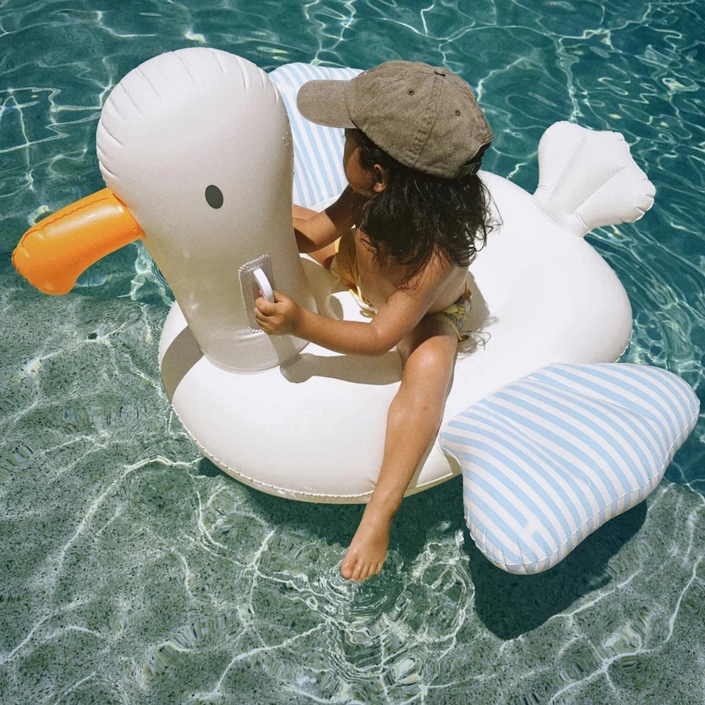 Sunnylife Kids Ride-on Float Sammy The Seagull Blue Stripe