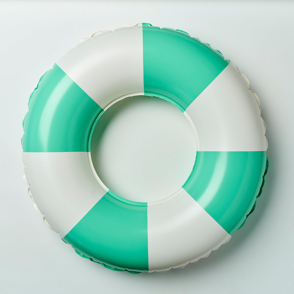 Sunnylife Mini Tube Pool Ring - Zest Green Stripe
